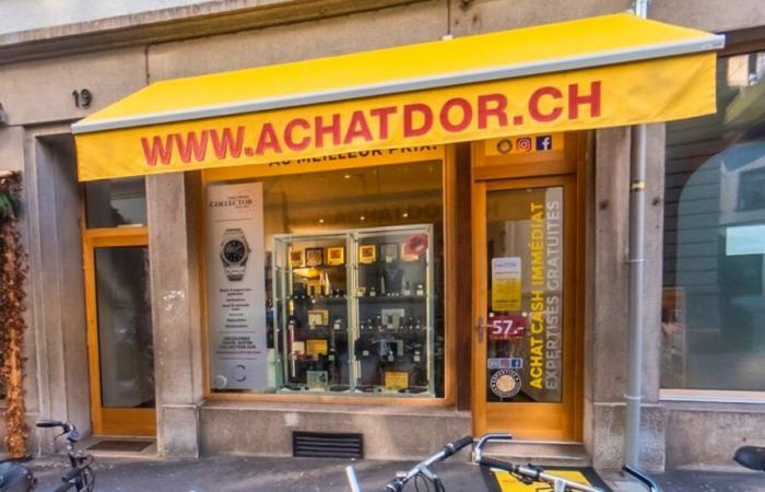 Una tienda de compra y venta de oro atacada en Vevey