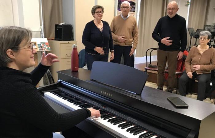 Cantar ayuda a vivir con Parkinson en Montmorillon