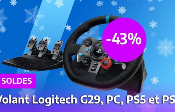 Las ventas de Amazon te permiten rebajar el precio del volante de carreras Logitech G29, y es tan compatible en PC como en PS5 y PS4