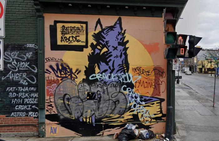 Mural de Michel Rabagliati vandalizado | Una nueva ilustración de la brecha entre muralistas y grafiteros