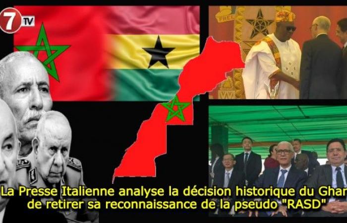 La prensa italiana analiza la histórica decisión de Ghana de retirar su reconocimiento a la pseudo “RASD” – Le7tv.ma