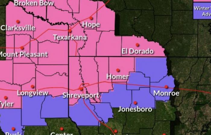 Siguen siendo posibles precipitaciones invernales hasta el viernes en el este de Texas | Estado