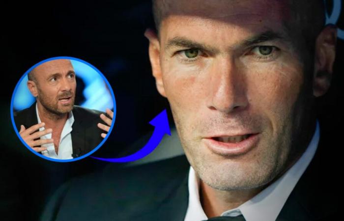 ¡Christophe Dugarry sube al plato (y golpea muy fuerte) para defender a Zinédine Zidane!