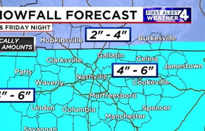 La acumulación de nieve continúa en Midstate