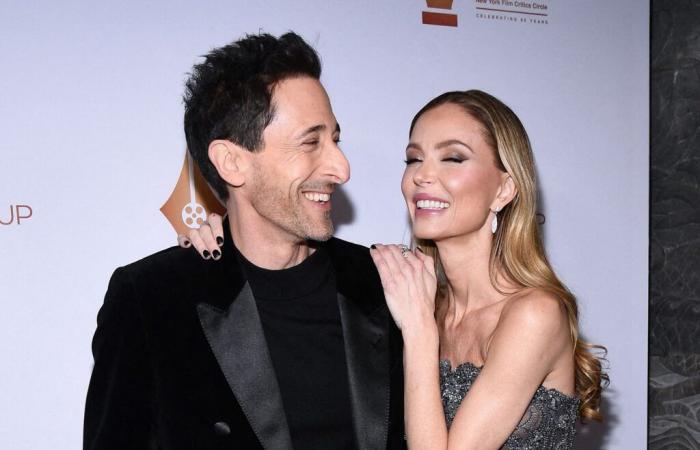 Adrien Brody y Georgina Chapman, el amor y la alfombra roja