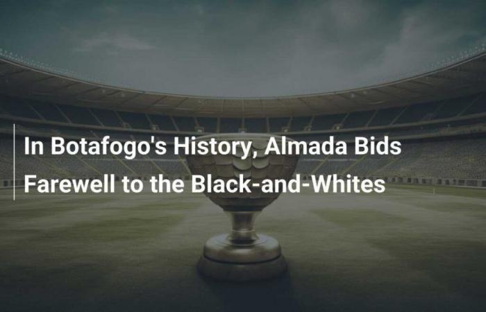 En la historia de Botafogo, Almada se despide de blancos y negros