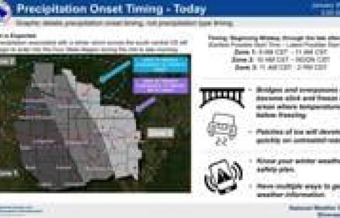 Siguen siendo posibles precipitaciones invernales hasta el viernes en el este de Texas | Estado