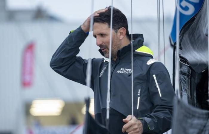 Víctima de daños este viernes por la mañana, Yoann Richomme (Paprec Arkéa) continúa su viaje en la Vendée Globe