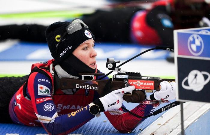 Biatlón | “Quería luchar con las armas del día”: con gripe, Océane Michelon ganó su primera ceremonia floral en el sprint de Oberhof | Revista nórdica | Biatlón n°1