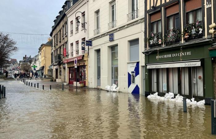 unidad de crisis en Gisors, una inundación sin precedentes