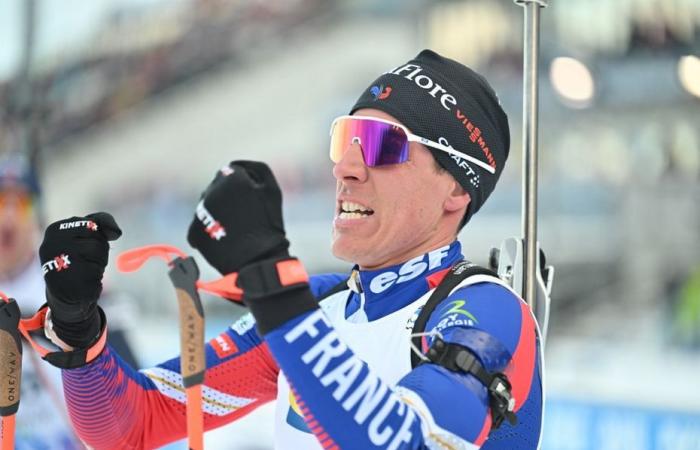 “Estaba empezando a cansarme de este nivel medio”, confiado Quentin Fillon Maillet tras su victoria en el sprint de Oberhof