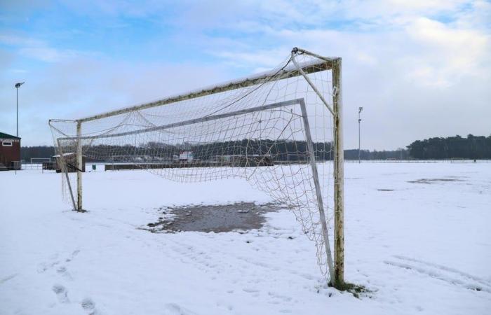 Cancelación del fútbol de Limburgo los días 11 y 12 de enero de 2025 (Beringen)