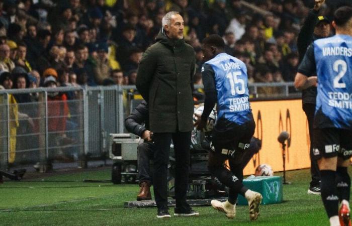 A medio partido del partido, el AS Monaco logra empatar contra el Nantes