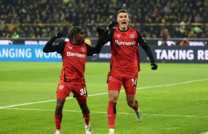 Leverkusen gana al Dortmund y presiona al Bayern en la Bundesliga