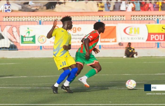 Duelo entre US Gorée y Teungueth FC durante la jornada 11