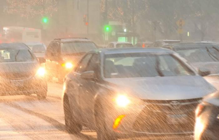 Rondas de nieve podrían provocar condiciones resbaladizas en las carreteras de Illinois – NBC Chicago