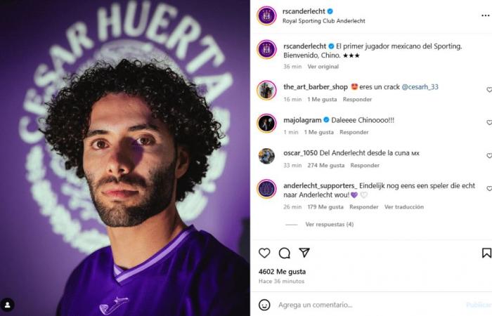 Chino Huerta es presentado con Anderlecht y Pumas se despide