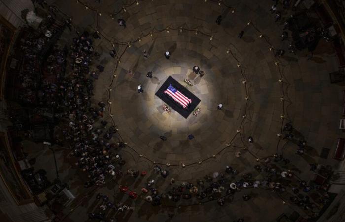 El funeral de Jimmy Carter se celebra en un día de luto nacional estadounidense