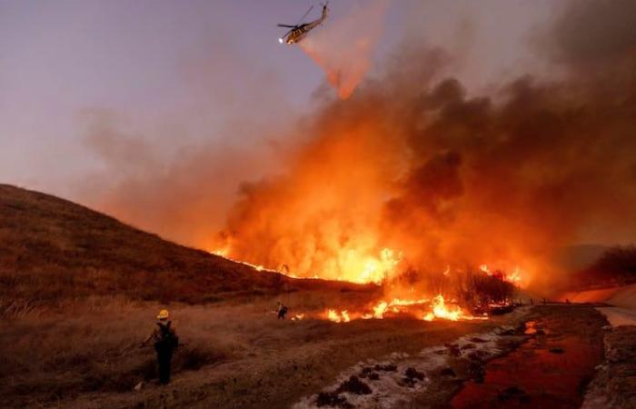 Incendios en California: un avión cisterna de Quebec dañado