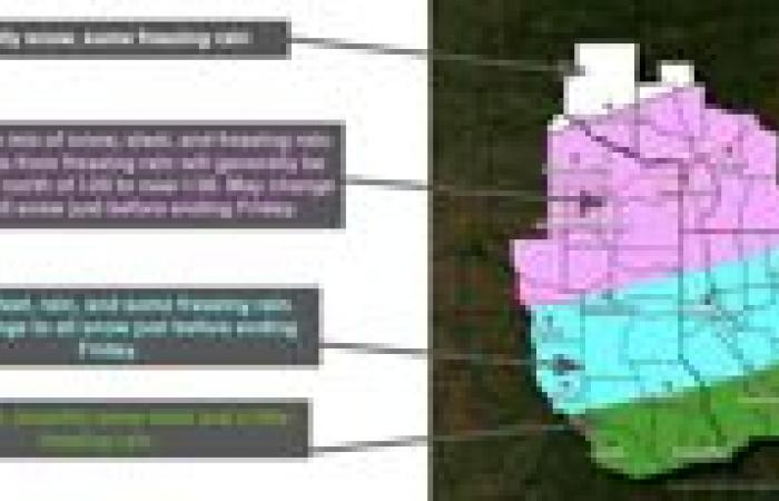 Siguen siendo posibles precipitaciones invernales hasta el viernes en el este de Texas | Estado