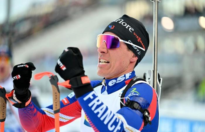 Quentin Fillon Maillet gana en Oberhof, Francia logra el triplete