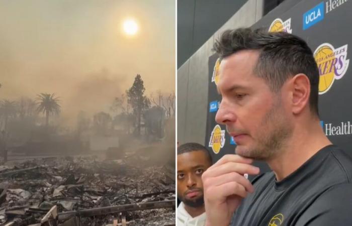 JJ Redick en estado de shock tras los incendios de Los Ángeles