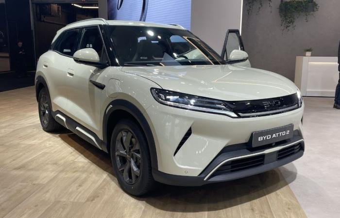 El SUV BYD Atto 2 presente en el Salón del Automóvil de Bruselas