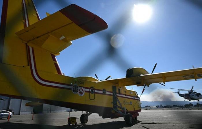 Un dron que vuela ilegalmente sobre Los Ángeles daña un avión cisterna y queda en tierra: “Sólo tenemos dos Super Scoopers”