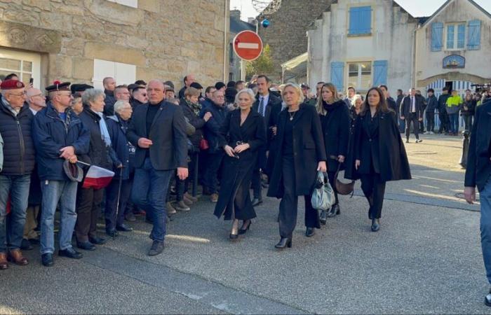 Jean-Marie Le Pen fue enterrado en privado este sábado en su ciudad natal de Trinité-sur-Mer