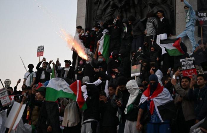 La policía de Londres pide a los manifestantes antiisraelíes que mantengan la marcha alejada de la sinagoga