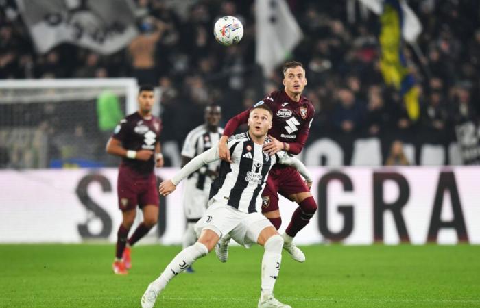 McKennie provoca la pelea Torino-Juventus después de 2 minutos