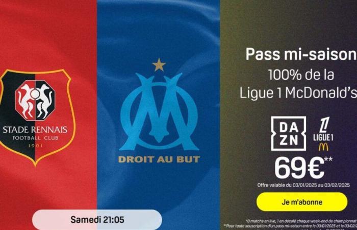 Rennes – OM: aquí tienes la mejor oferta para ver el partido en directo este sábado