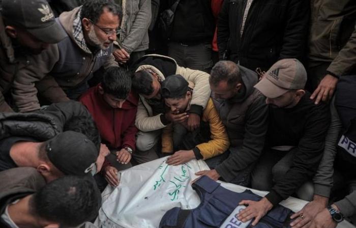 (Multimedia) Periodistas de Gaza condenan el asesinato de trabajadores de los medios por parte de Israel y piden a la comunidad internacional que los proteja – Xinhua