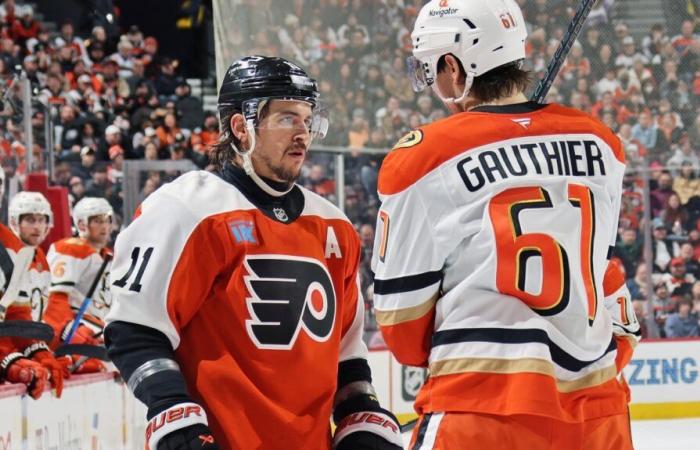 NHL: los Flyers dan la bienvenida a Cutter Gauthier y los Ducks humillándolos, 6 a 0