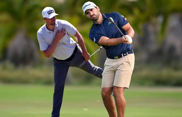 Víctor Pérez y Antoine Rozner en el inicio del próximo torneo del PGA Tour, no Matthieu Pavón