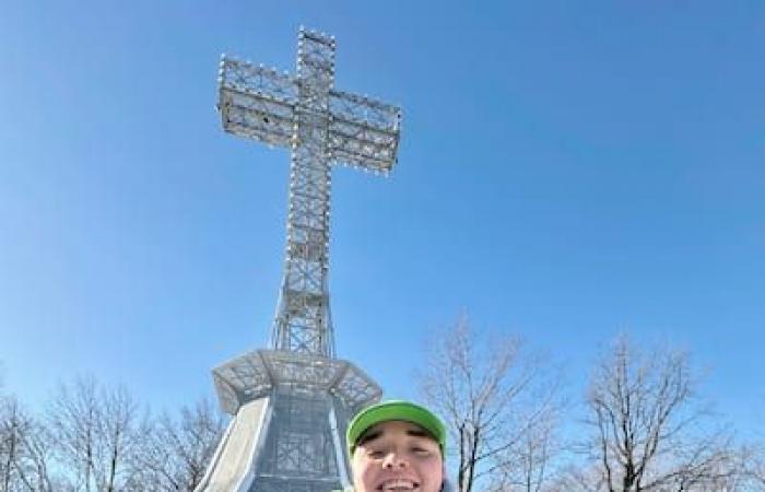 Raquetas de nieve en Mount Royal para olvidar el ruido de la ciudad