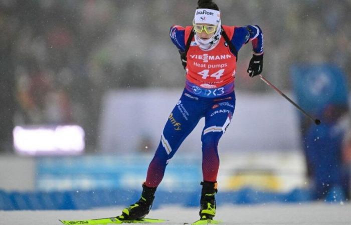 Lou Jeanmonnot gana la persecución en Oberhof, su tercera victoria de la temporada