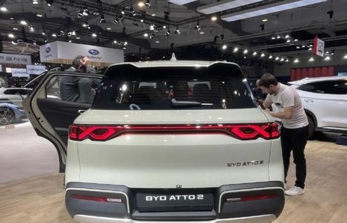 El SUV BYD Atto 2 presente en el Salón del Automóvil de Bruselas