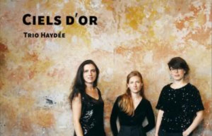 CD del evento, anuncio. HAYDÉE TRIO: “Ciels d’or” (1 cd Voces8 discos)