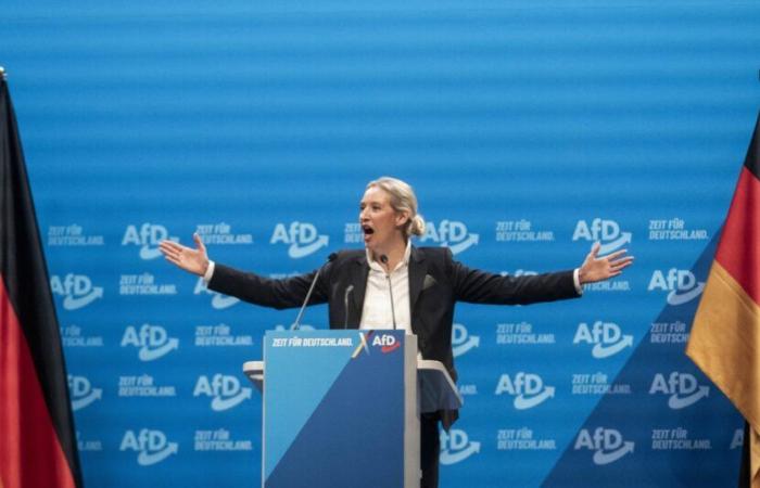 Weidel adopta un tono más duro al tomar represalias