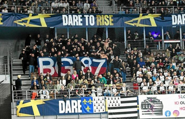 Hinchas disruptivas del Lyon en el Brest Arena, ¿por qué no estaban en Francis-Le Blé?