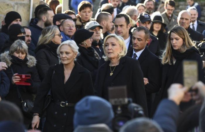 Jordan Bardella, Marine Le Pen… ¿Quién estuvo presente en el funeral de Jean-Marie Le Pen?