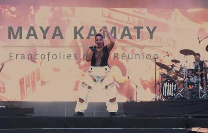 Maya Kamaty en las Francofolies de La Reunión