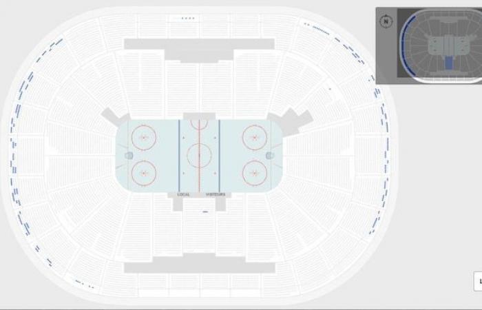 Casa casi llena para el hockey femenino en Quebec