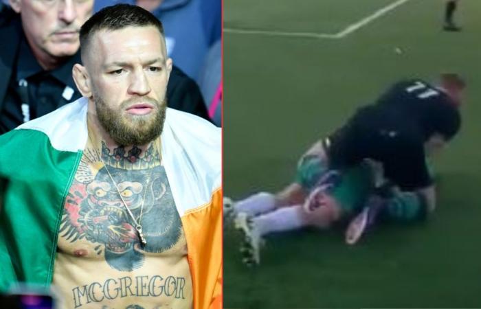 ‘Sin piedad’… Conor McGregor acusado de ‘usar MMA’ para brutalizar a un jugador de fútbol amateur durante un partido