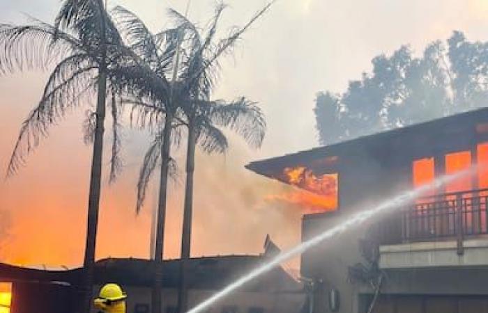 Una quebequense en Los Ángeles se preocupa por su marido bombero en el frente