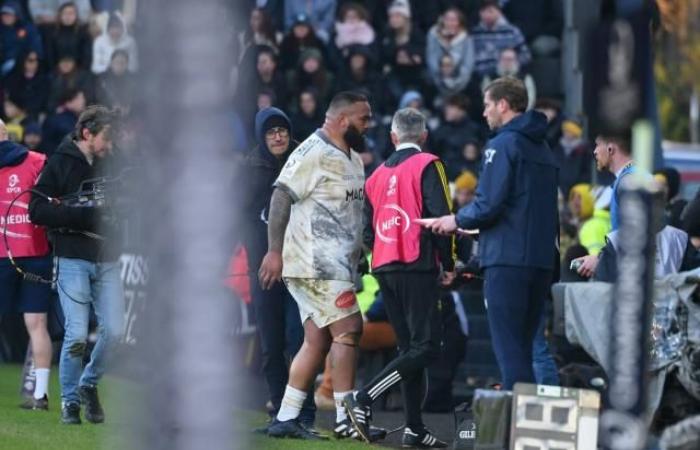 Rochelais Reda Wardi, Uini Atonio y Judicaël Cancoriet lesionados ante el Leinster en la Copa de Campeones