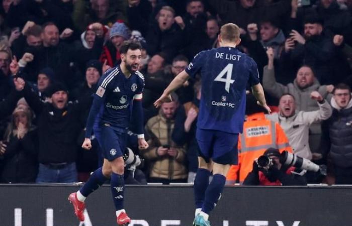 Reducido a 10 durante mucho tiempo, el Manchester United elimina al Arsenal en los penaltis en la Copa FA