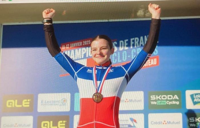 Ciclismo: Bearnesa Lucie Elizalde, ¡campeona francesa de ciclocross!