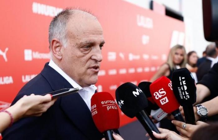 Javier Tebas no suelta al Barça en el asunto Dani Olmo